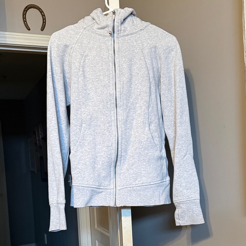 lululemon athletica Gray Hoodie Jacket